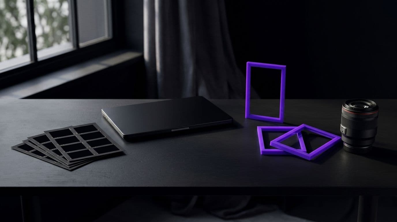 Meta ads agency selection workspace with creative production tools